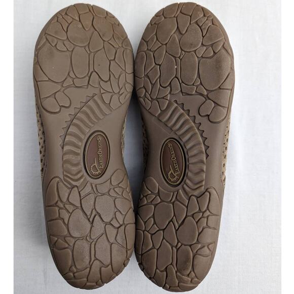 Earth Origins Flats Size 8 Mary Janes Suede Adjustable Strap Comfortable - Picture 7 of 10